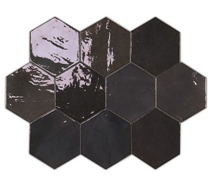 WOW Zellige Hexa Graphite 10,8x12,4 płytka heksagonalna