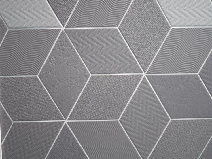 Płytki romby szary-brąz Equipe Rhombus Dark grey 14X24 ir 17466