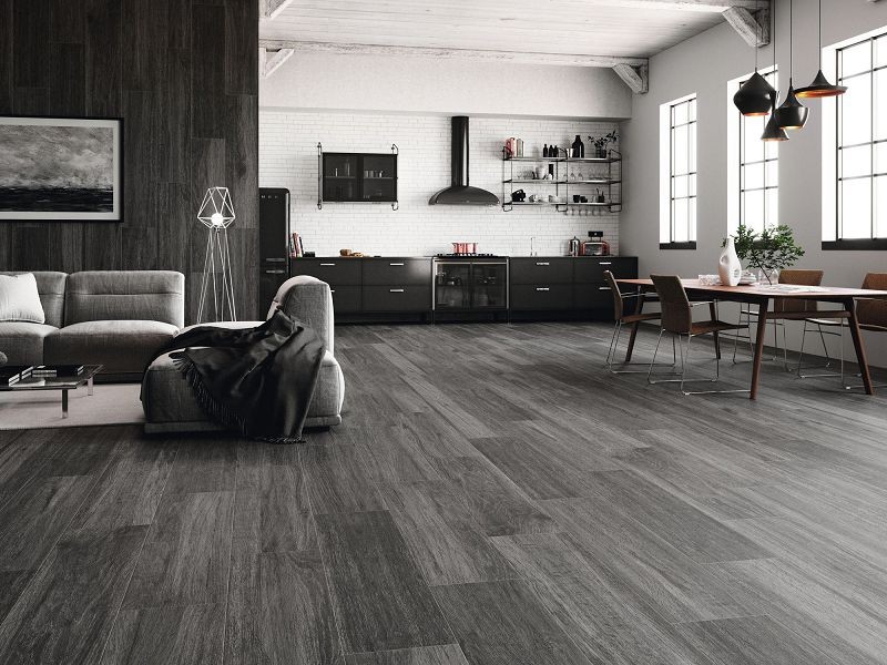 Baldocer Carpatos Anthracite 29,5x120 płytki drewnopodobne gresowe 115746