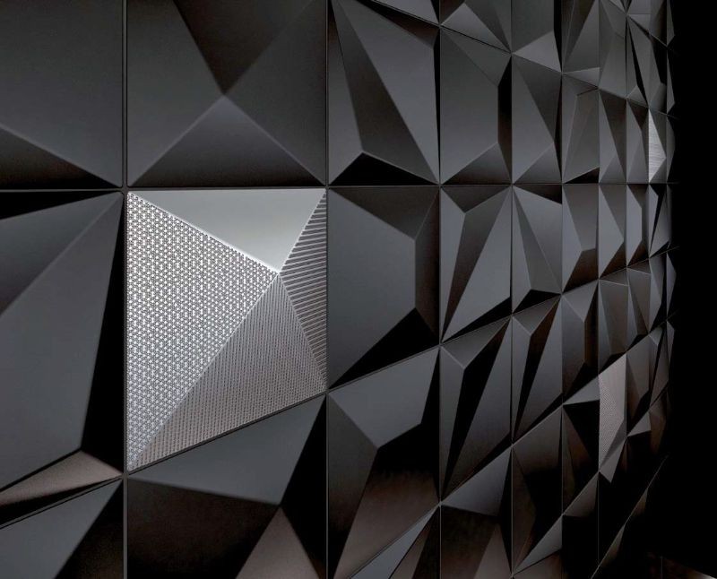 Dune Shapes Origami Black 25x25 187343 płytka ścienna 158877