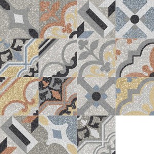 Marazzi D_Segni Scaglie Decoro Mix 20x20 M1LJ płytka gresowa lastryko patchwork mix