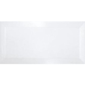 Ribesalbes Ceramica Bisel Blanco Brillo 7,5x15 płytka ścienna