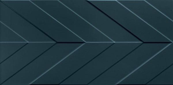 Marca Corona 4D Chevron Deep Blue 40x80 D734 płytki ścienne 142804