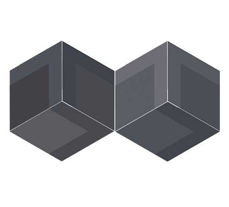 WOW Flow Diamond Decor Black 14x24 płytka gresowa 165955