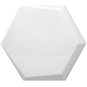 Antonus Cuna Blanco Brillo 17x15 płytki heksagonalne ścienne