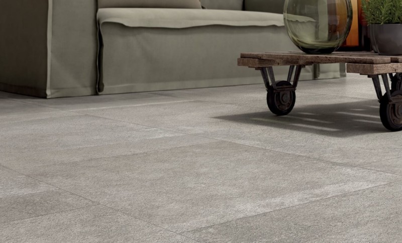 Płytki podłogowe beton brąz szary ABK Unika Smoke UKR3420A 60x120 84788