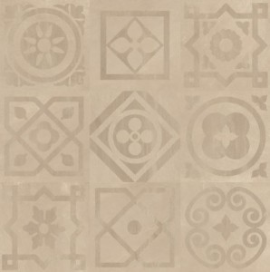 Gres kamień beż z żyłami patchwork Gardenia Orchidea Concept Stone Decor Sabbia 80x80