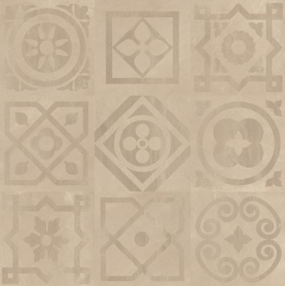 Gres kamień beż z żyłami patchwork Gardenia Orchidea Concept Stone Decor Sabbia 80x80 93021