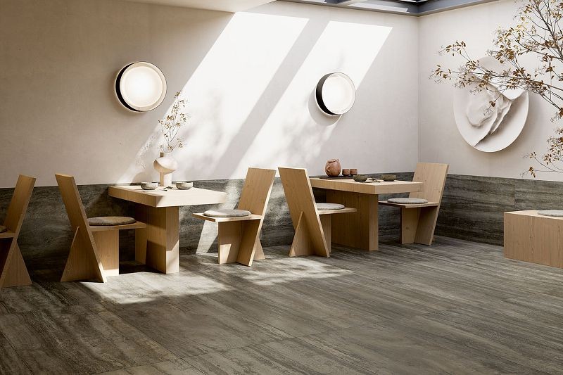 Coem Touch Stone Vein Brown Naturale Rettificato 60,4x60,4 TV607R płytki gresowe kamienne 162054