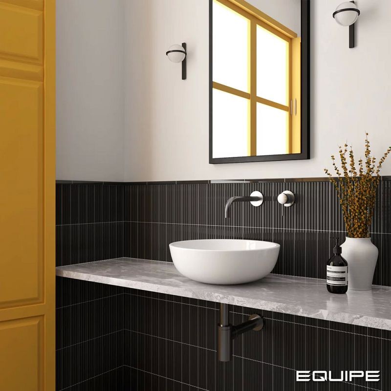 Equipe Costa Nova Black 5x20 płytki cegiełki 127188