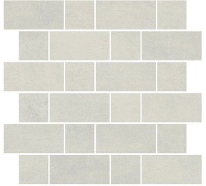Mozaika ścienna podłogowa biały paski Gardenia Orchidea Mood Mos. Esagoni T24 Salt 33,3 × 33,3