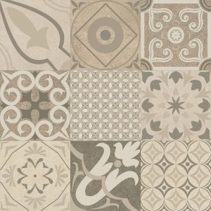 Baldocer Krabi Mix Bone 60x60 płytki patchworkowe gresowe