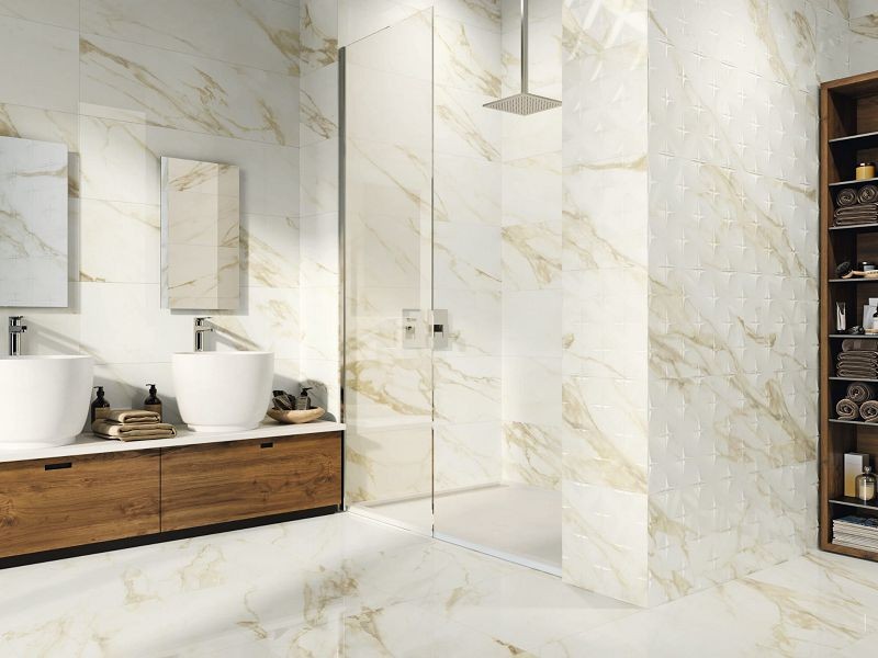 Baldocer Tonn Adaggio Gold 40x120 płytka ścienna imitująca marmur 117473