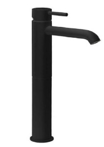 Palazzani DIGIT COLOR Black Mat 02301838 bateria umywalkowa wysoka stojąca jednouchwytowa czarna
