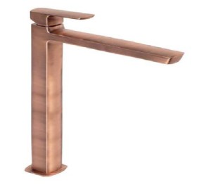 Palazzani MIS COLOR Copper 56301873 bateria umywalkowa wysoka stojąca jednouchwytowa miedziana