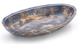 SVIS DESIGN Miska betonowa DIAMOND BASIC GRANITE niebiesko - szara