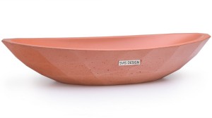 SVIS DESIGN Umywalka nablatowa betonowa lakierowana DIAMOND BASIC różowa
