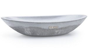 SVIS DESIGN Umywalka nablatowa betonowa ORION BASIC SEDIMENT jasnoszary