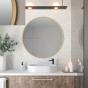 Baltica Design TOP FRAME CADRE lustro 50 cm okrągłe złote