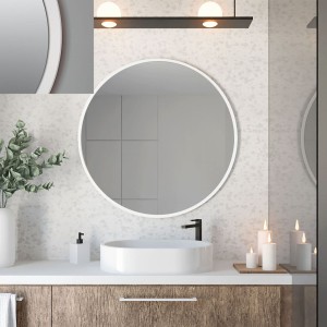 Baltica Design TOP FRAME CADRE lustro 60 cm okrągłe  białe