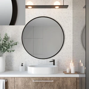 Baltica Design TOP FRAME CADRE lustro 90 cm okrągłe czarne