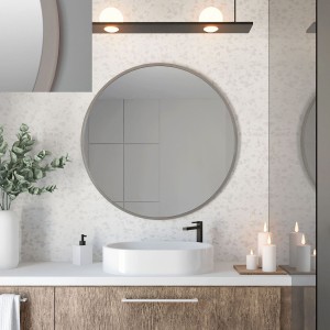 Baltica Design TOP FRAME CADRE CONCRETE lustro 80 cm okrągłe beton ciemny