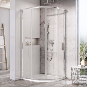 Ravak Blix Slim BLSCP4-90 X3BM70C00Z1 kabina prysznicowa 90x90 półokrągła