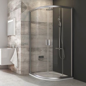 Ravak Blix BLCP4-80 3B240U00Z1 kabina prysznicowa 80x80 półokrągła
