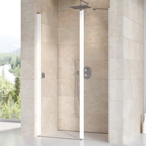 Ravak Chrome CSD2-120 0QVGC100Z1 drzwi prysznicowe uchylne 120x195 białe