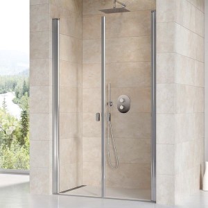 Ravak Chrome CSDL2-90 0QV7CC0LZ1 drzwi prysznicowe uchylne 90x195 chrom