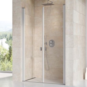 Ravak Chrome CSDL2-90 0QV7CU0LZ1 drzwi prysznicowe uchylne 90x195 satynowe