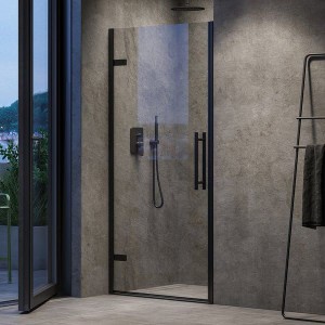 Ravak Cool! COSD1-80 X0VV40300Z1 drzwi prysznicowe uchylne 80x195 czarne