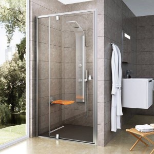 Ravak Pivot PDOP2-110 03GD0U00Z1 drzwi prysznicowe uchylne 110x190 satynowe