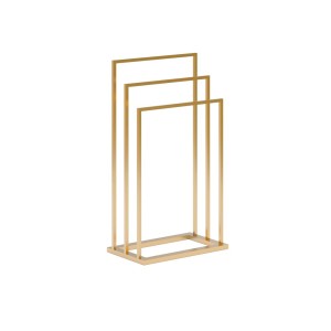 Baltica Design CLAES II GOLD wieszak wolnostojący na ręczniki 60x30x90 złoty