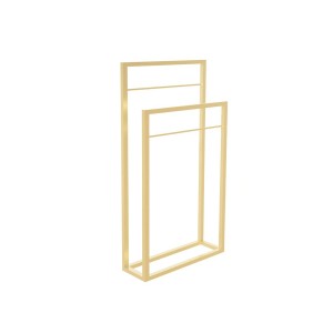Baltica Design FRODE GOLD wieszak wolnostojący na ręczniki 50x25x90 złoty