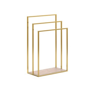 Baltica Design JARL II wieszak wolnostojący na ręczniki 60x30x90 złoty