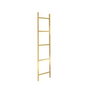 Baltica Design KAI V GOLD wieszak wolnostojący na ręczniki 40x2x170 złoty