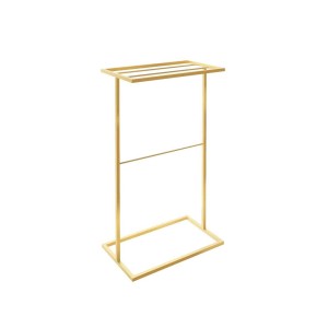 Baltica Design NARVE wieszak wolnostojący na ręczniki 50x30x80 złoty