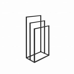 Baltica Design RINO wieszak wolnostojący na ręczniki 50x30x90 czarny