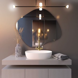 Baltica Design STAIN III lustro 100x86 cm nieregularne bez ramy