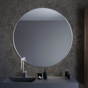 Baltica Design TINY BORDER ROUND lustro 90 cm okrągłe srebrne