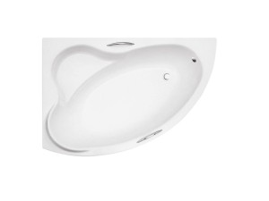 Besco Ada 140x90 lewa #WAA-140-NL akrylowa asymetryczna wanna do zabudowy
