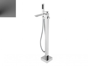 Besco Aspira Easy-Fix BW-A-GR grafitowa bateria wannowa wolnostojąca