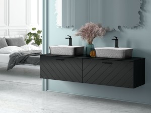 Besco Assos S-Line Glam Srebrna 40x50x15 #UMD-AP-NBS umywalka nablatowa