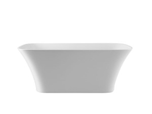 Besco Assos S-Line Matt wanna wolnostojąca 160x70 #WMMB-160ASC z chromowanym korkiem klik-klak czyszczonym od góry