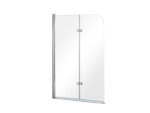 Besco Avigo 100x145 PNA-2S chromowany dwuskrzydłowy parawan nawannowy