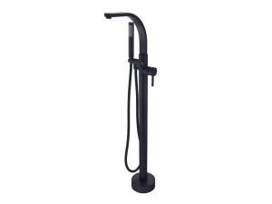 Besco Decco II Easy-Fix BW-DII-CZ czarna-matowa bateria wannowa wolnostojąca