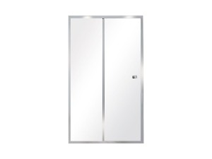 Besco Duo Slide 110x195 DDS-110 chromowane przesuwne drzwi do wnęki prysznicowej