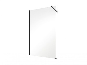 Besco Eco-N Black 120x195 ENB-120-195C czarna kabina prysznicowa typu Walk-In