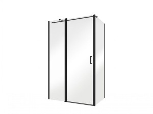 Besco Exo-CH Black 90x190 PCH-9B-190C uniwersalny panel boczny do drzwi prysznicowych EXO-C i H Black